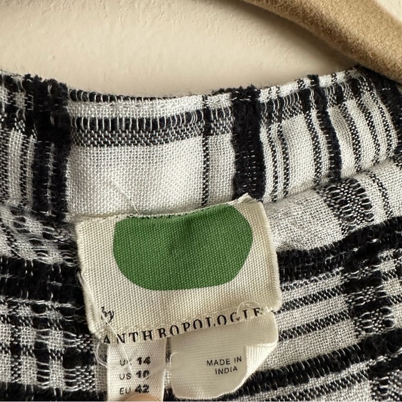 By Anthropologie‎ • Longline Plaid Button Down Shirt - Picture 4 of 11